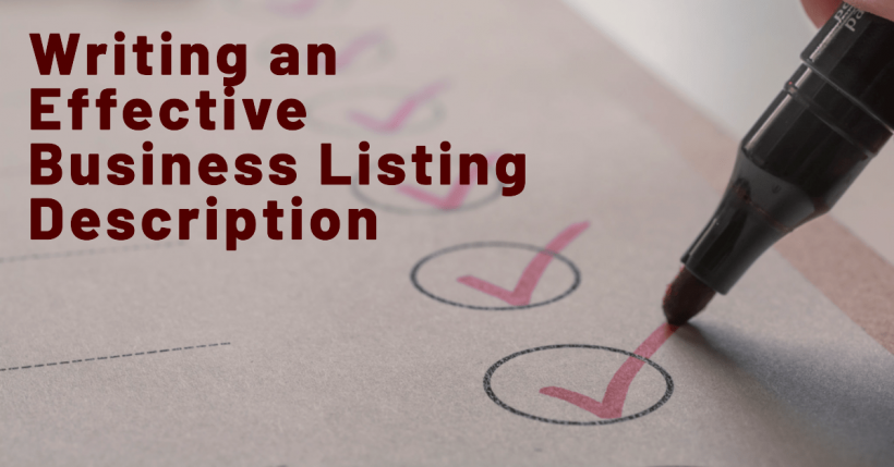 How to Write an Effective Business Listing Description?