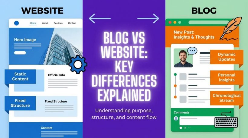 Blog vs Website: Key Differences Explained