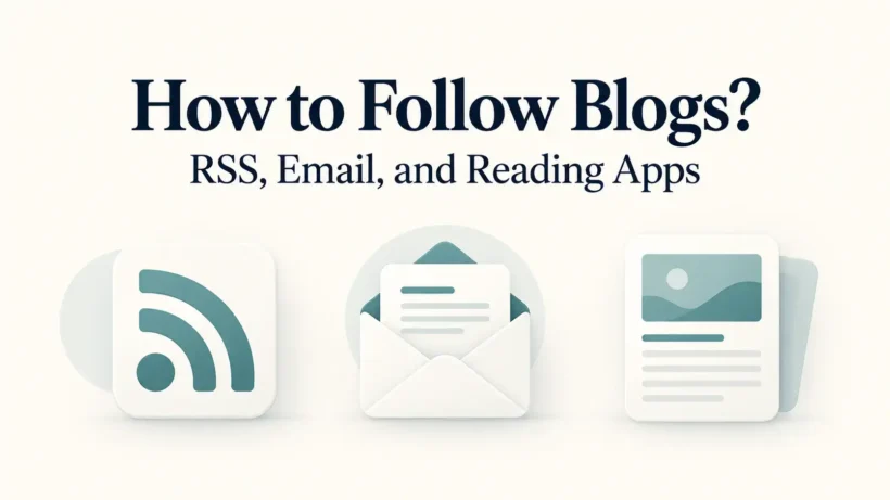 How to Follow Blogs