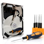Hard Drive and screw driver